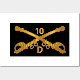 D Troop - 10th Cavalry Branch wo Txt Posters and Art